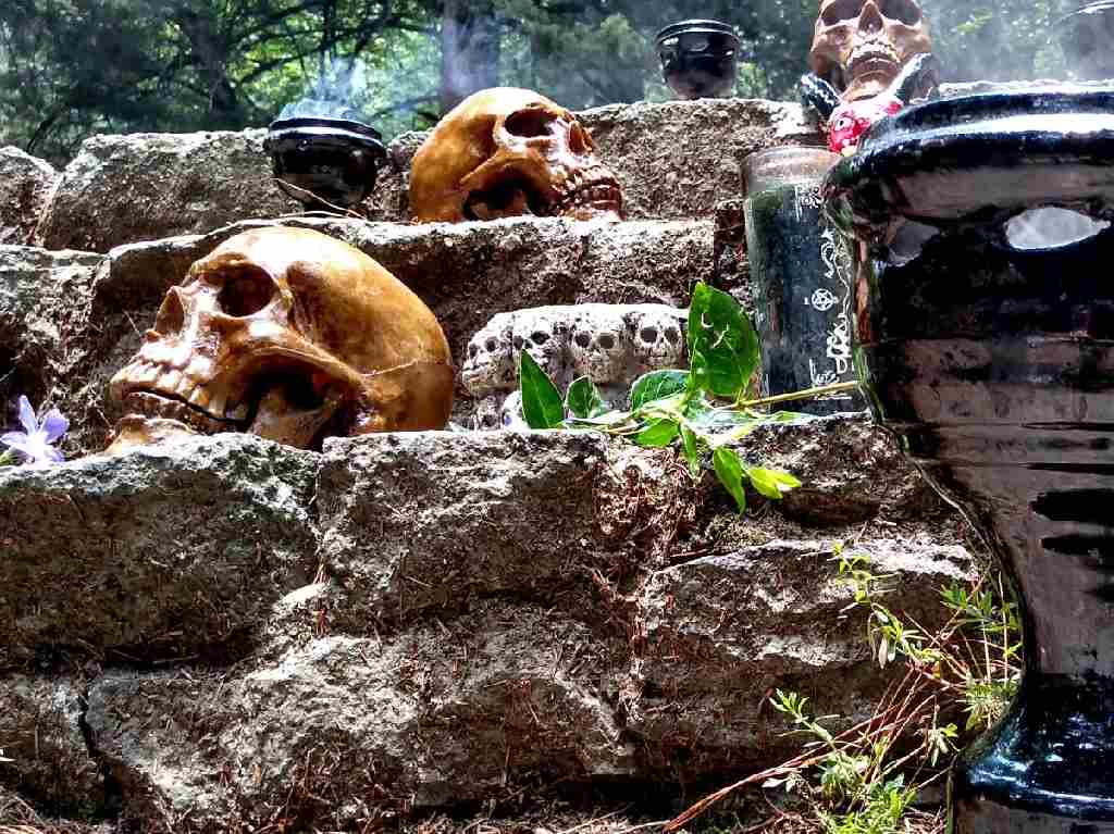 Festival Maldito en el Ajusco cráneo