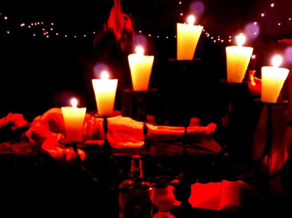 Festival Maldito en el Ajusco velas