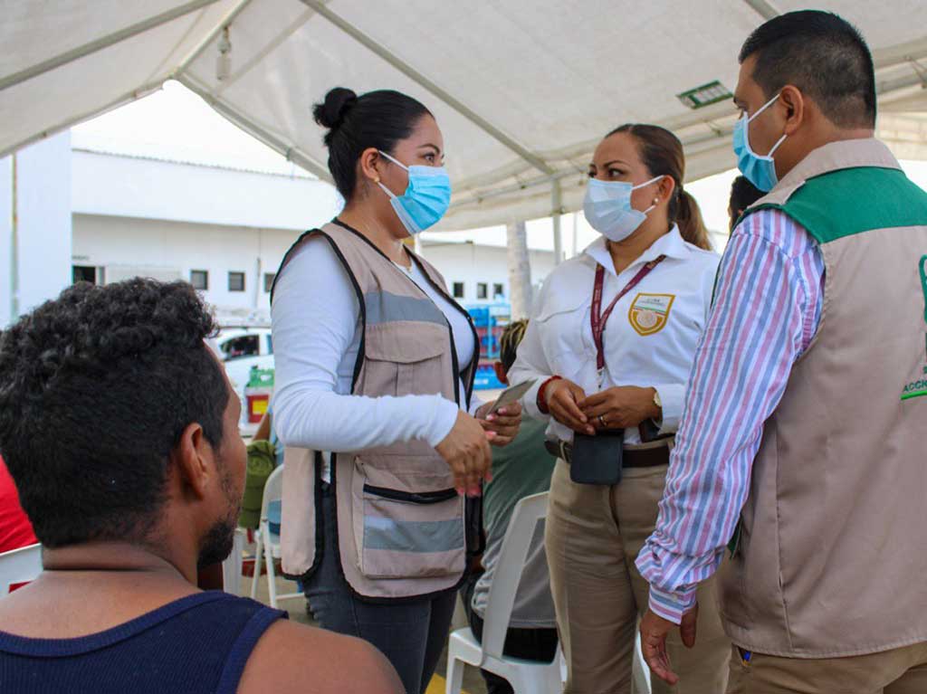 Vacunación para migrantes