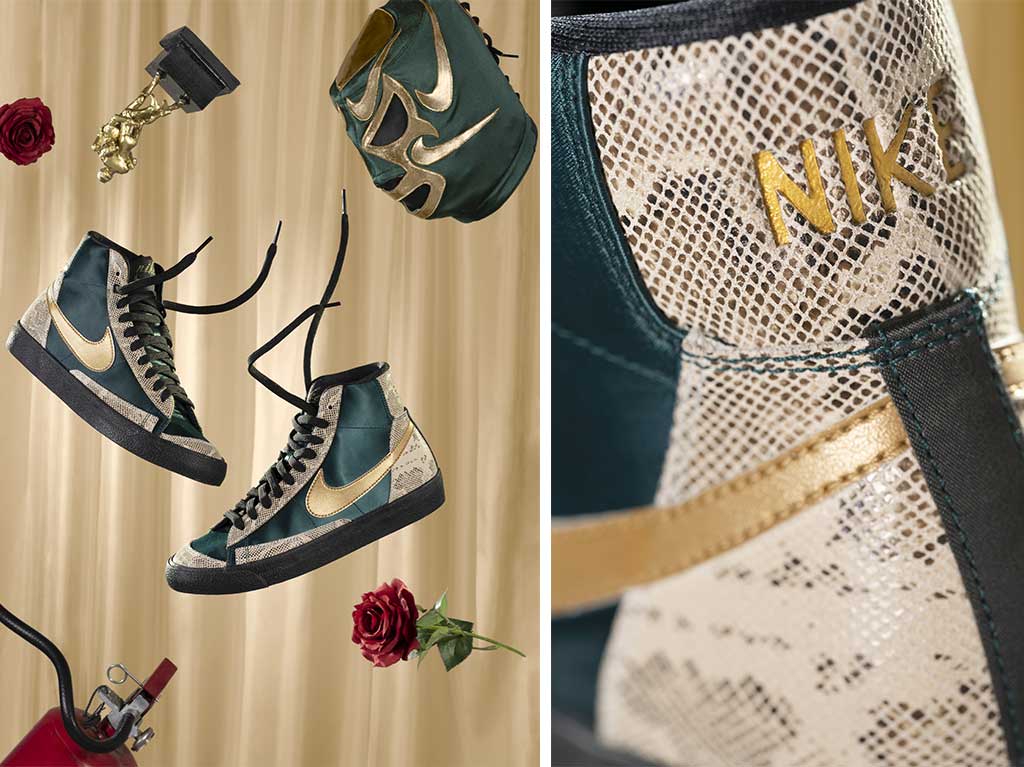 Llegó rudísima la nueva colección de Nike: inspirada en la lucha libre mexicana