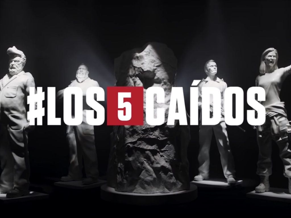 los-5-caidos-un-monumento-de-la-casa-de-papel-en-cdmx