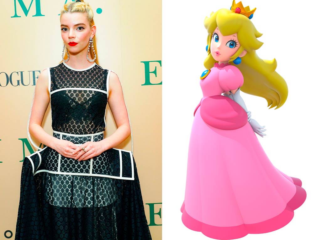 Anya Taylor Joy dará voz a Peach en película de Mario Bros