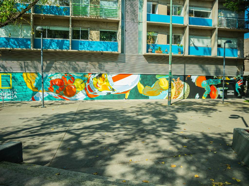 Artistas intervienen CDMX con murales