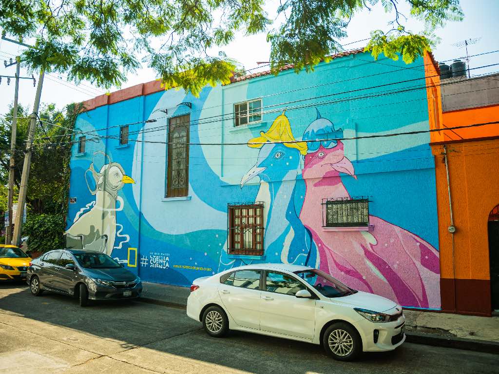 Artistas intervienen CDMX con murales