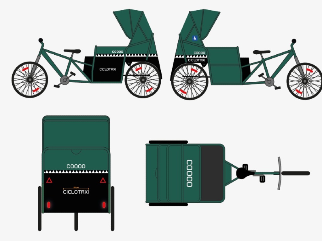 ¿Conoces los Cocodrilos? Así serán los nuevos ciclotaxis 1