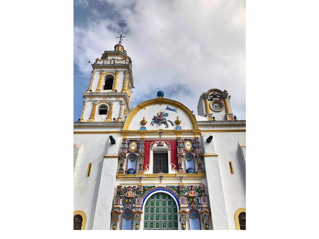 Festival esferas chignahuapan iglesia