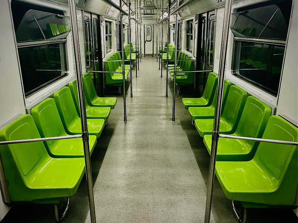 paro de Trabajadores del Metro andén 