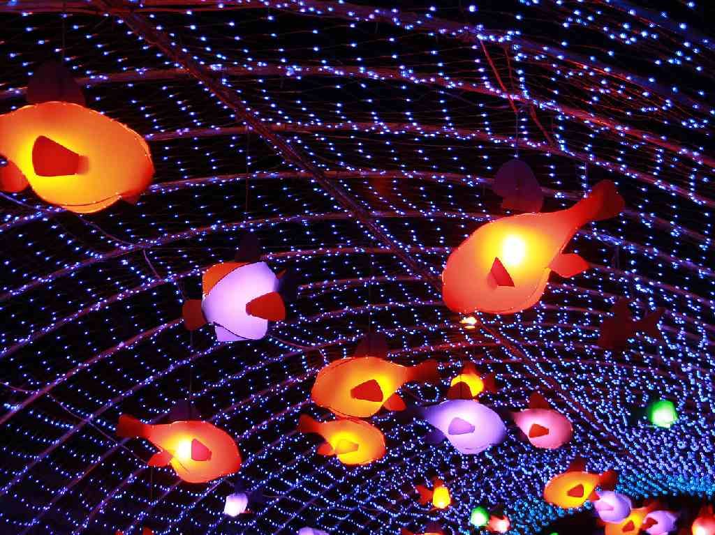 parque de luces navideñas en Querétaro