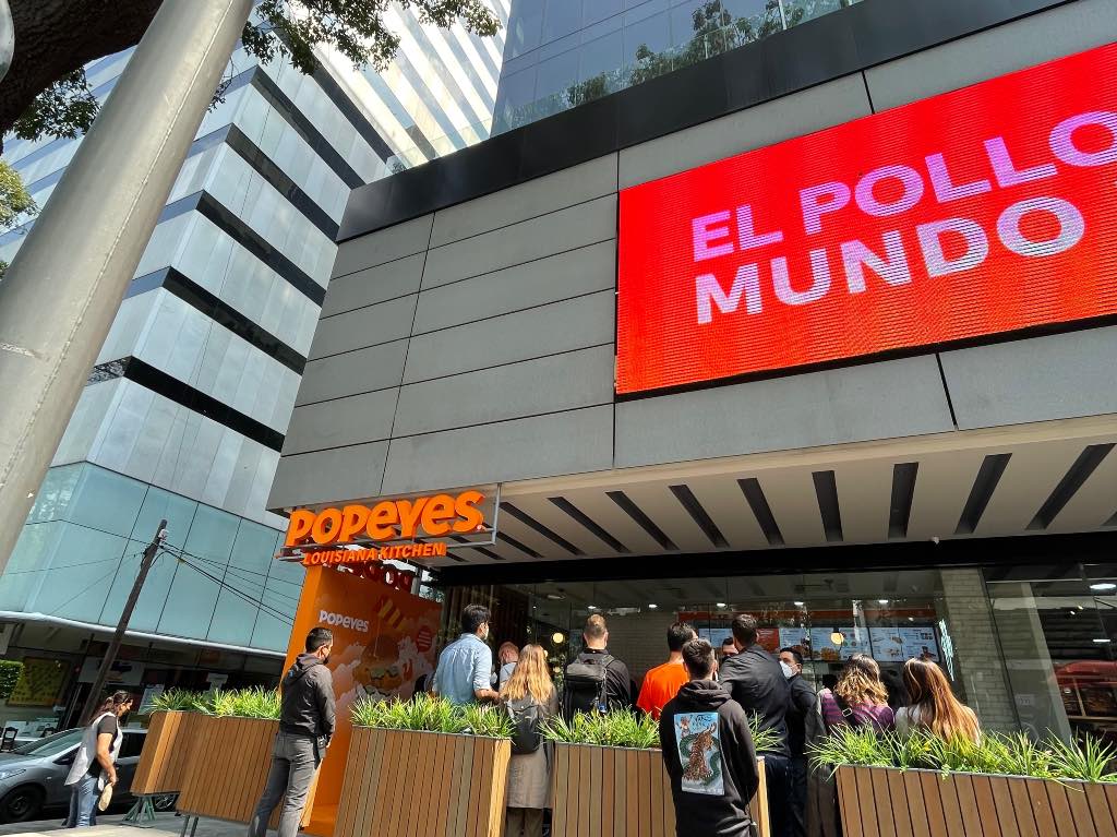 Popeyes vuelve a CDMX