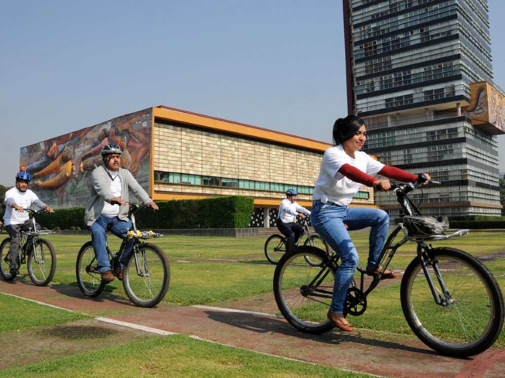 ¿Eres de nuevo ingreso y no conoces CU? realiza este recorrido en bici