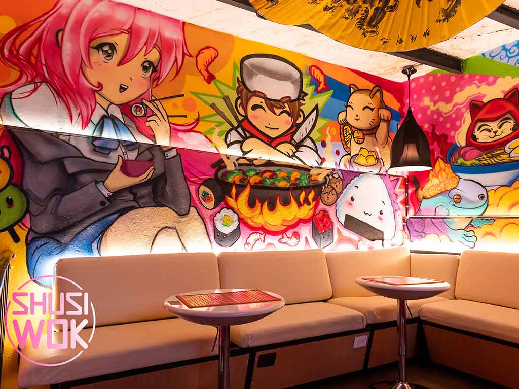 ShusiWok: el restaurante asiático más Kawaii y rosa de Chapultepec