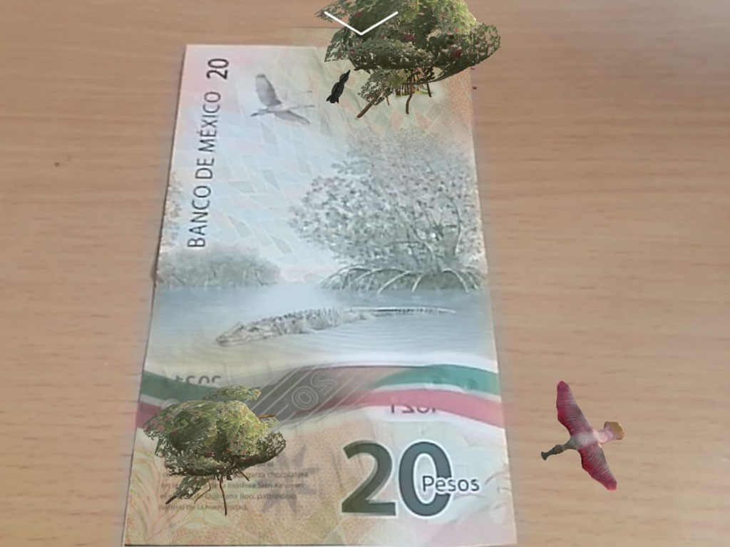 Animaciones 3D en nuevos billetes