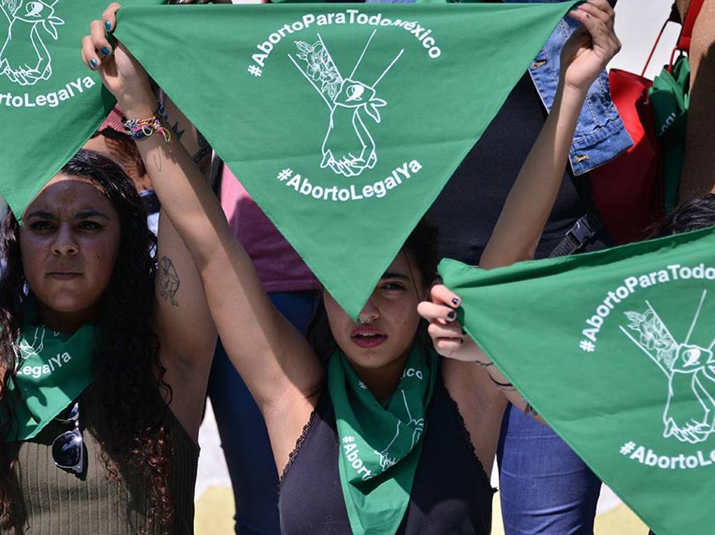 Marcha conmemorativa del 25N, aborto.