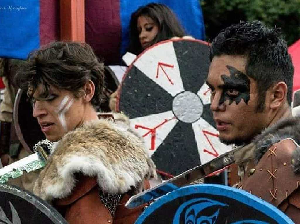 navidad medieval caballeros