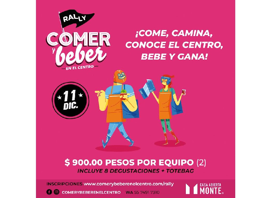 Rally Gastronómico en el Centro Histórico cartel