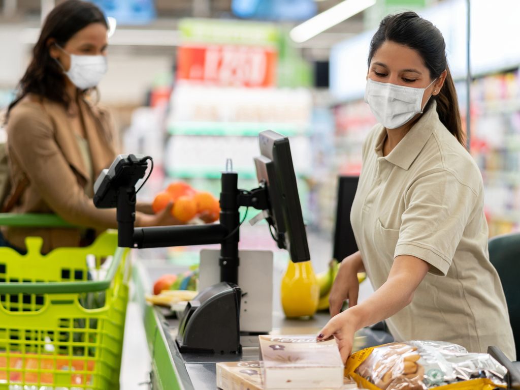 Vales de despensa para trabajadores, supermercado.