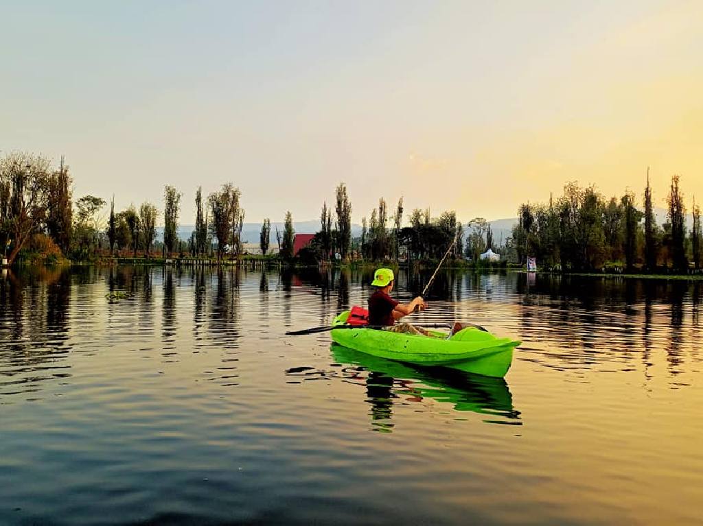 Amanecer en Xochimilco CDMX