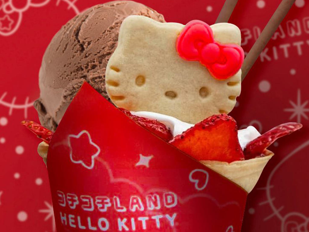 Crepa Navideña de Hello Kitty