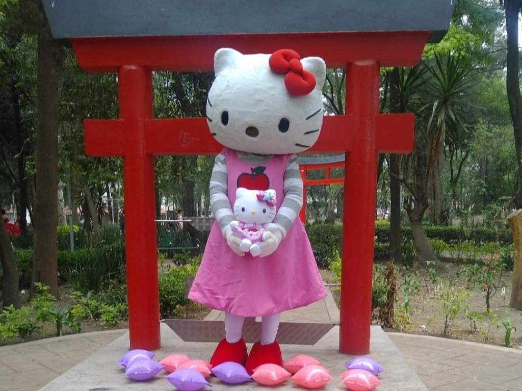 Expo Navideña Hello Kitty parque