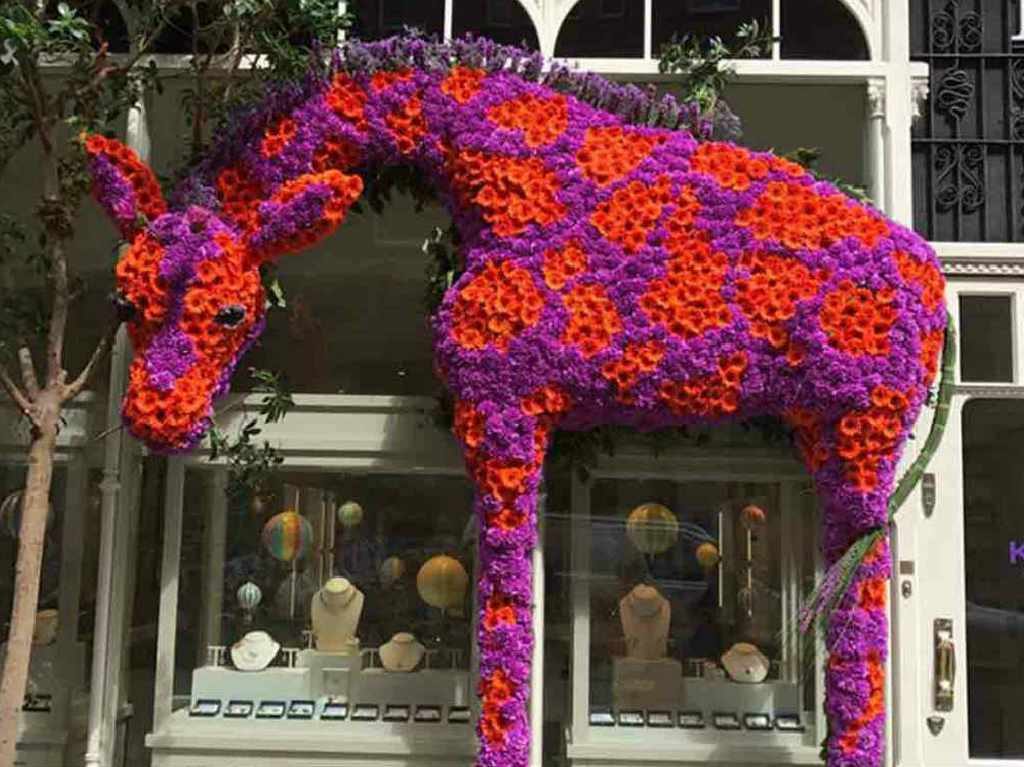 Festival de Flores y Jardines 2022 jirafa