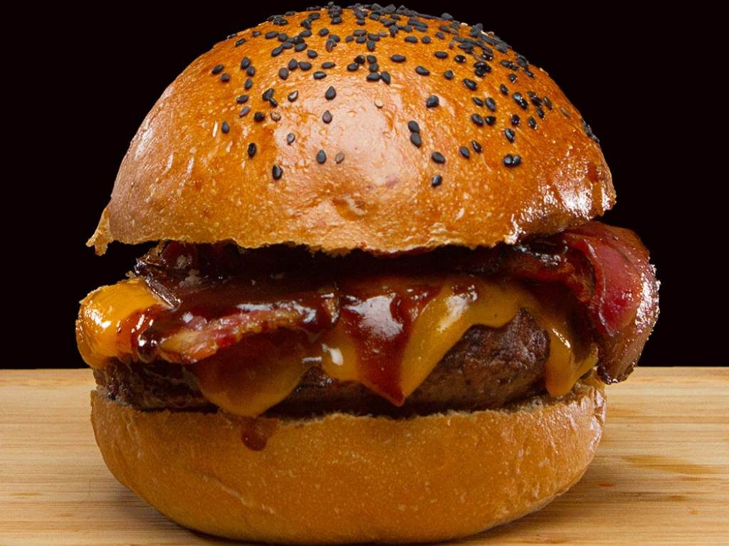 hamburguesa con tocino