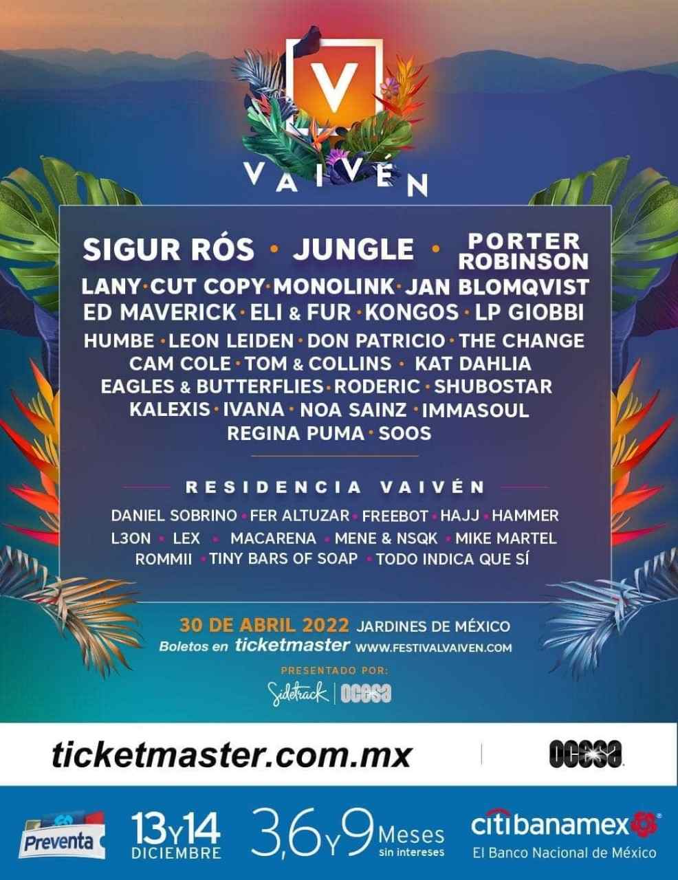 Cartelera de conciertos y festivales que llegan a CDMX en abril 0