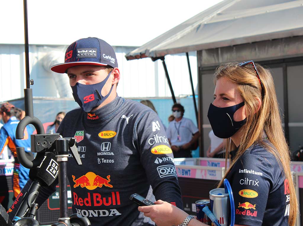 Max Verstappen en el Gran Premio de México