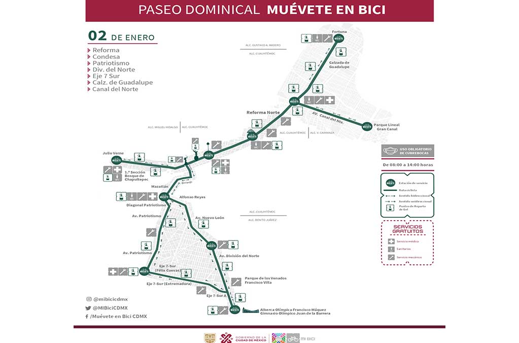 “Muévete en Bici” primer paseo de 2022 ¡No te lo pierdas! 1