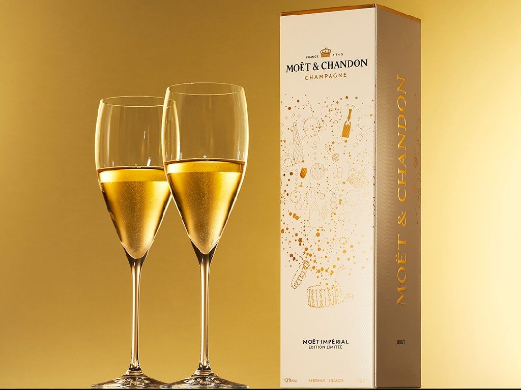 Vuelve a las reuniones con Moët & Chandon, brilla en las cenas de fin de año