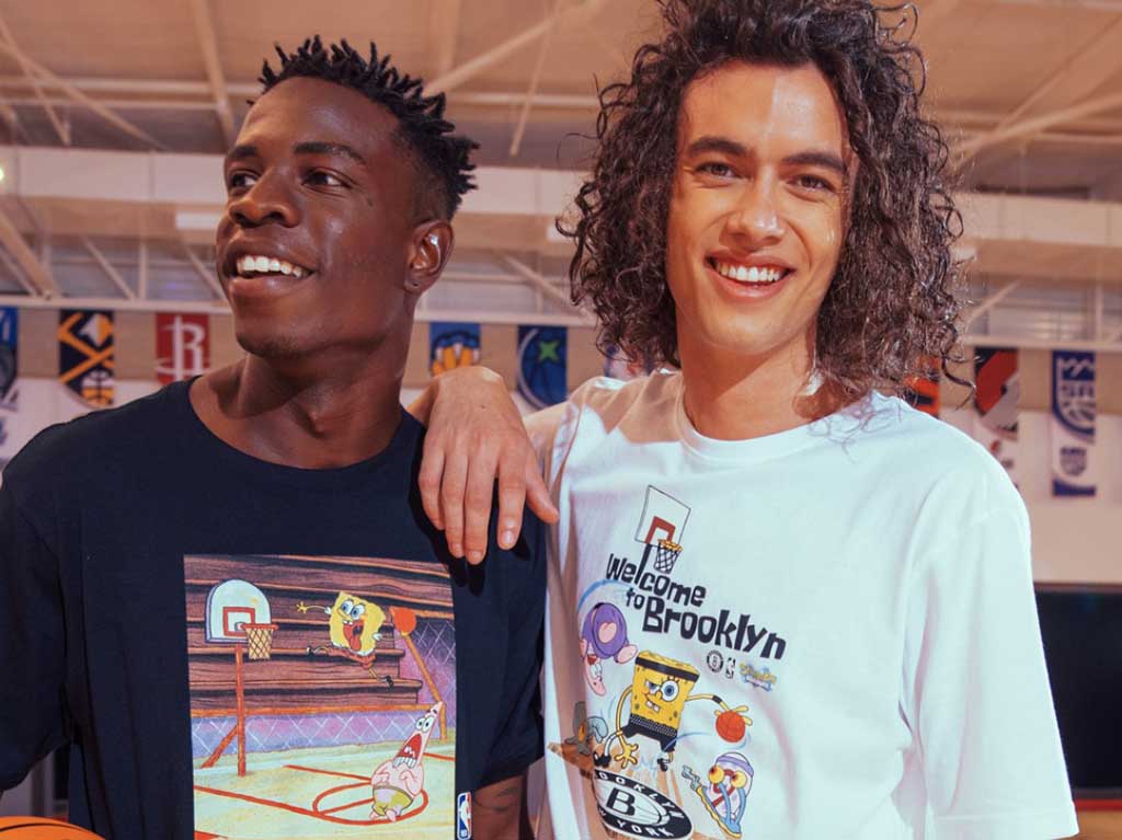 Bob Esponja y la NBA: la mejor colección de ropa del año