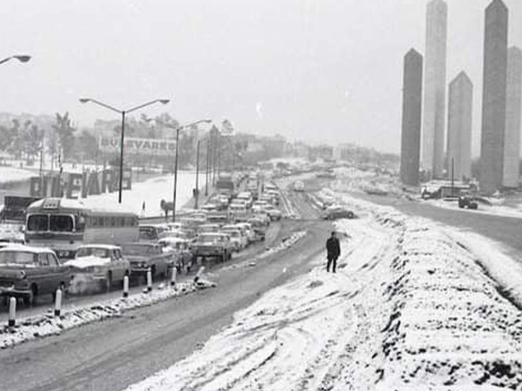 Hace 55 años nevó en la CDMX Satélite