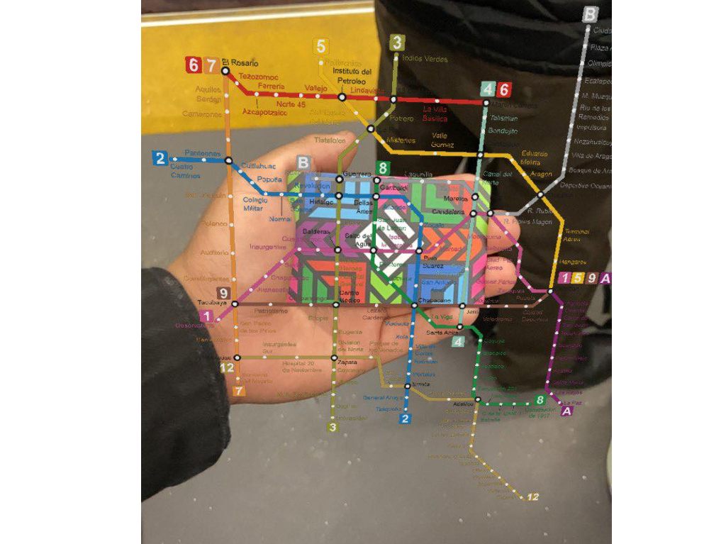 mapa del Metro CDMX 3D