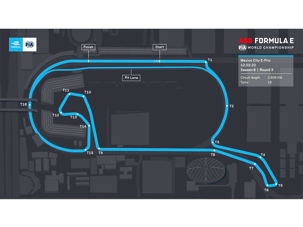 Formula E mapa