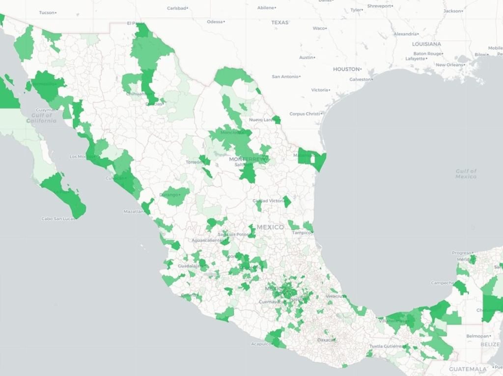 Mapa Covid-19 en México qué zonas registran más contagios Portada
