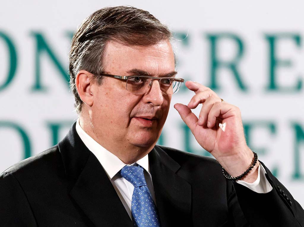 Marcelo Ebrard es nombrada persona del año 2021 por control de armas