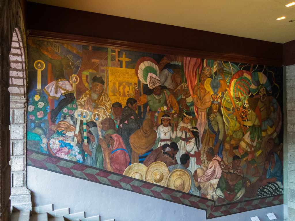 100 años de muralismo mexicano: conoce los más hermosos de CDMX La fiesta del señor de Chalma Leal