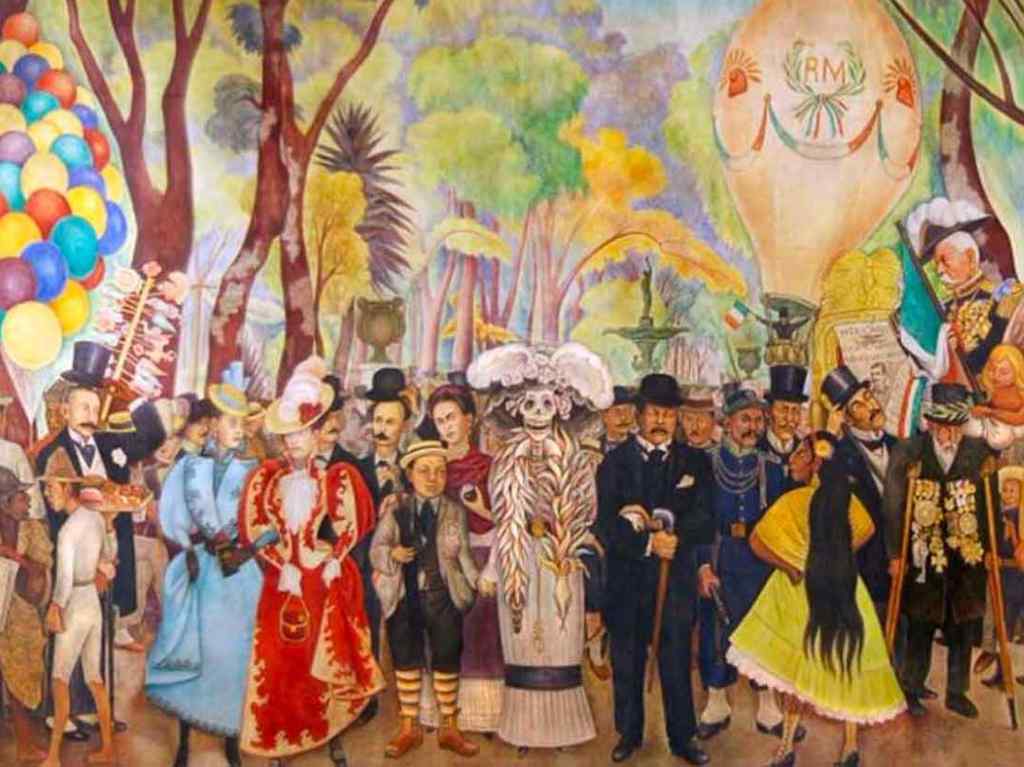 100 años de muralismo mexicano: conoce los más hermosos de CDMX Sueño de una tarde dominical Rivera