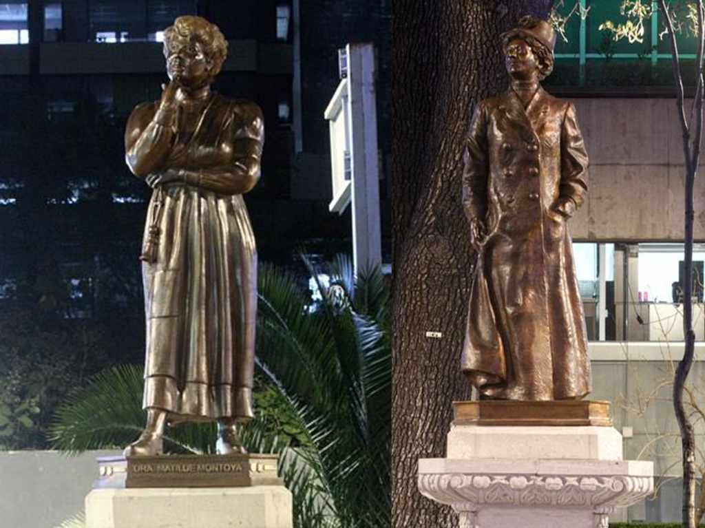 Paseo de las Heroínas suma cuatro estatuas de mujeres destacadas Matilde Montoya