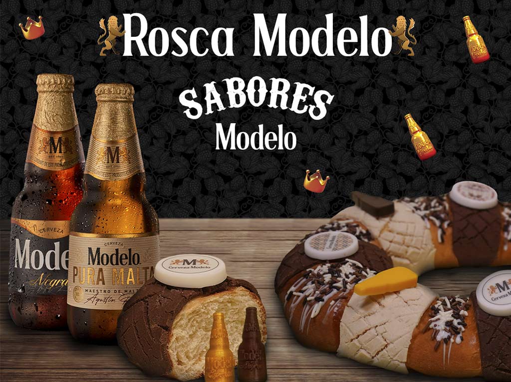 ¡Prueba gratis! la deliciosa rosca de reyes hecha con Cerveza Modelo