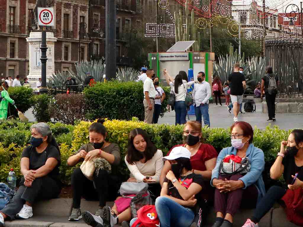 Semáforo COVID en México Zócalo