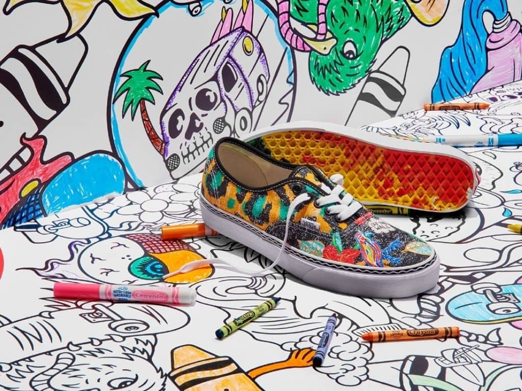 Vans x Crayola: una colección llena de color y creatividad