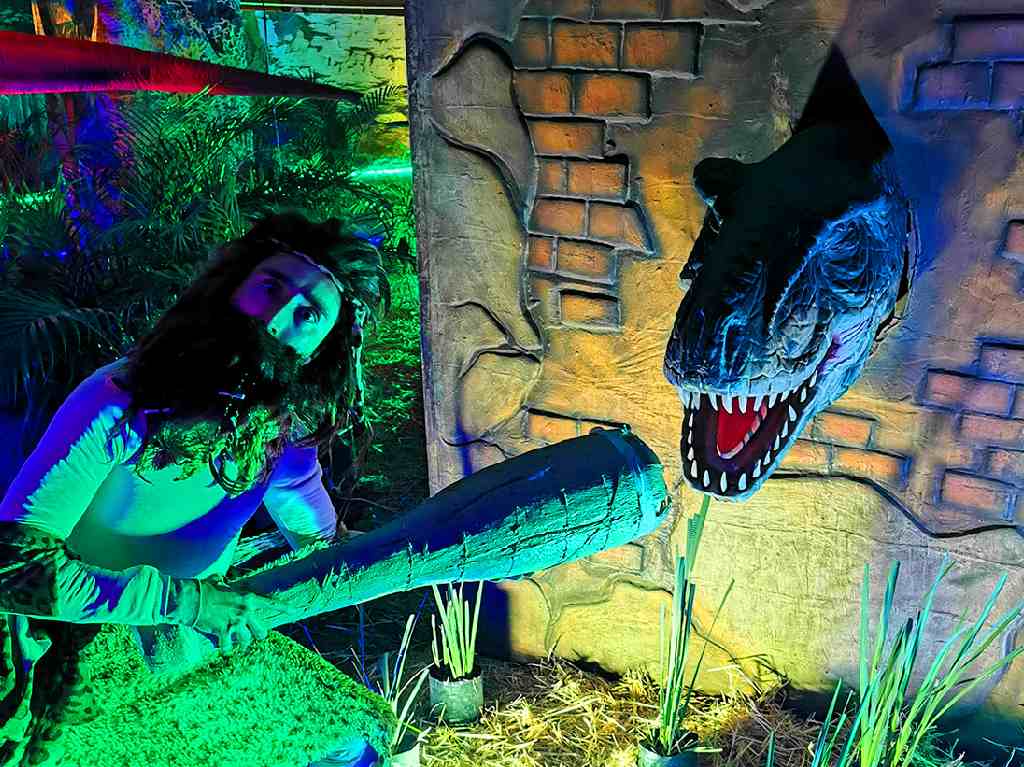 Dinosaurios Animatronic caballero