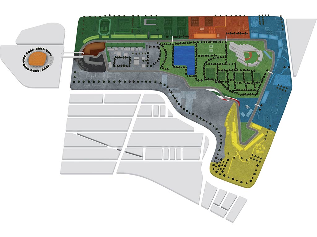 Mapa del Autódromo Hermanos Rodríguez