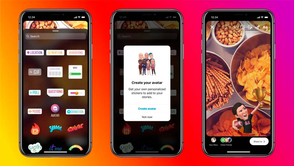 Asi puedes tener los nuevos Avatares de Facebook e Instagram