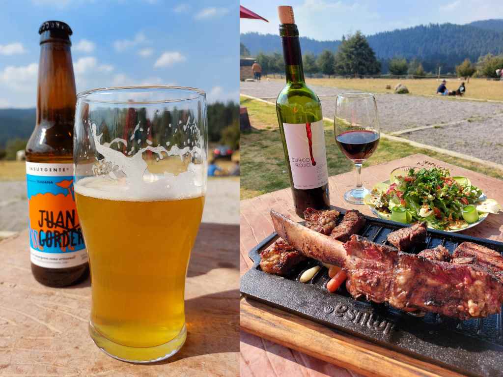 Parilla Bosque: vino, cerveza y cortes de carne en la Marquesa Menú