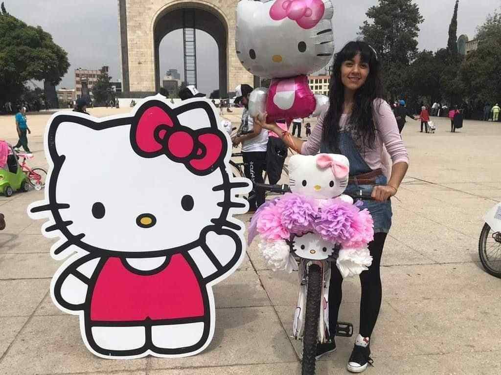 Rodada ciclista de Hello Kitty por San Valentín Actividad