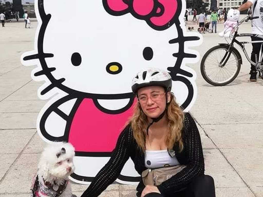 Rodada ciclista de Hello Kitty por San Valentín Stand