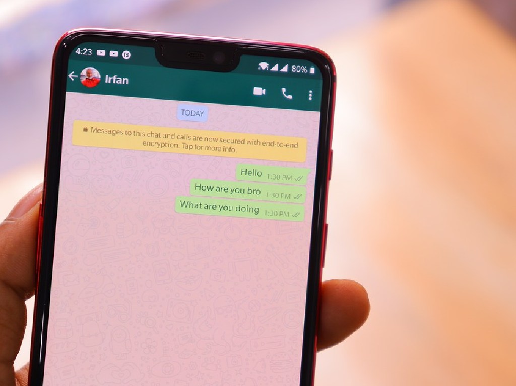 WhatsApp añadirá 3 palomitas conversación 