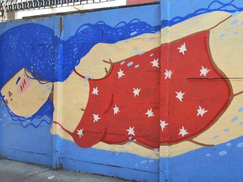 AURORA: el festival de artistas urbanas viene con todo en marzo Mural NIE