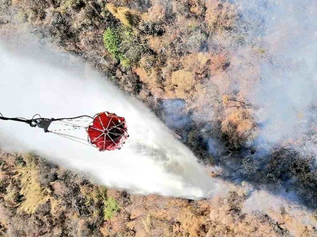 Cierran el Tepozteco al público en general tras incendio Helicóptero